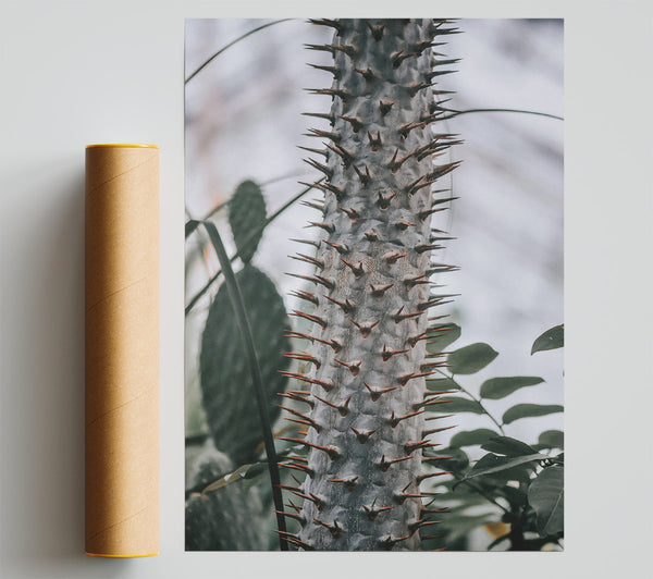Grey Spiked Sentinel Giclee Print