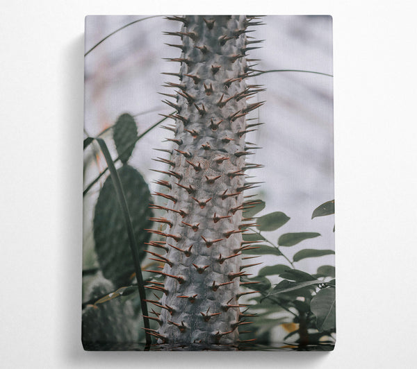  A Canvas Print of Grey Spiked Sentinel Canvas Wall Art