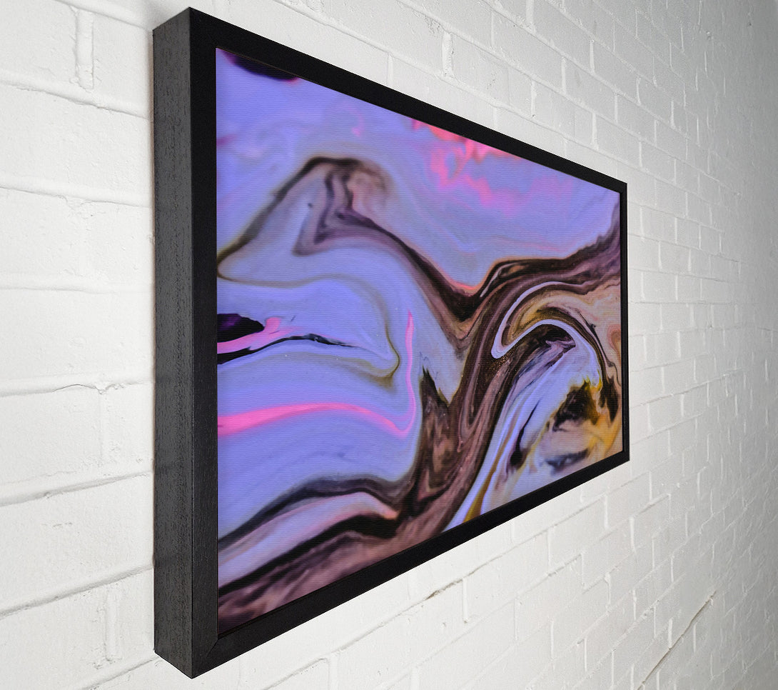  A Canvas Print of Lavender Swirling Dreams Canvas Wall Art