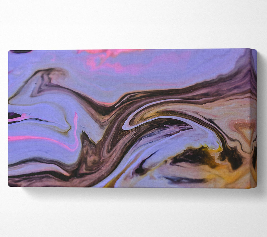 A Canvas Print of Lavender Swirling Dreams Canvas Wall Art