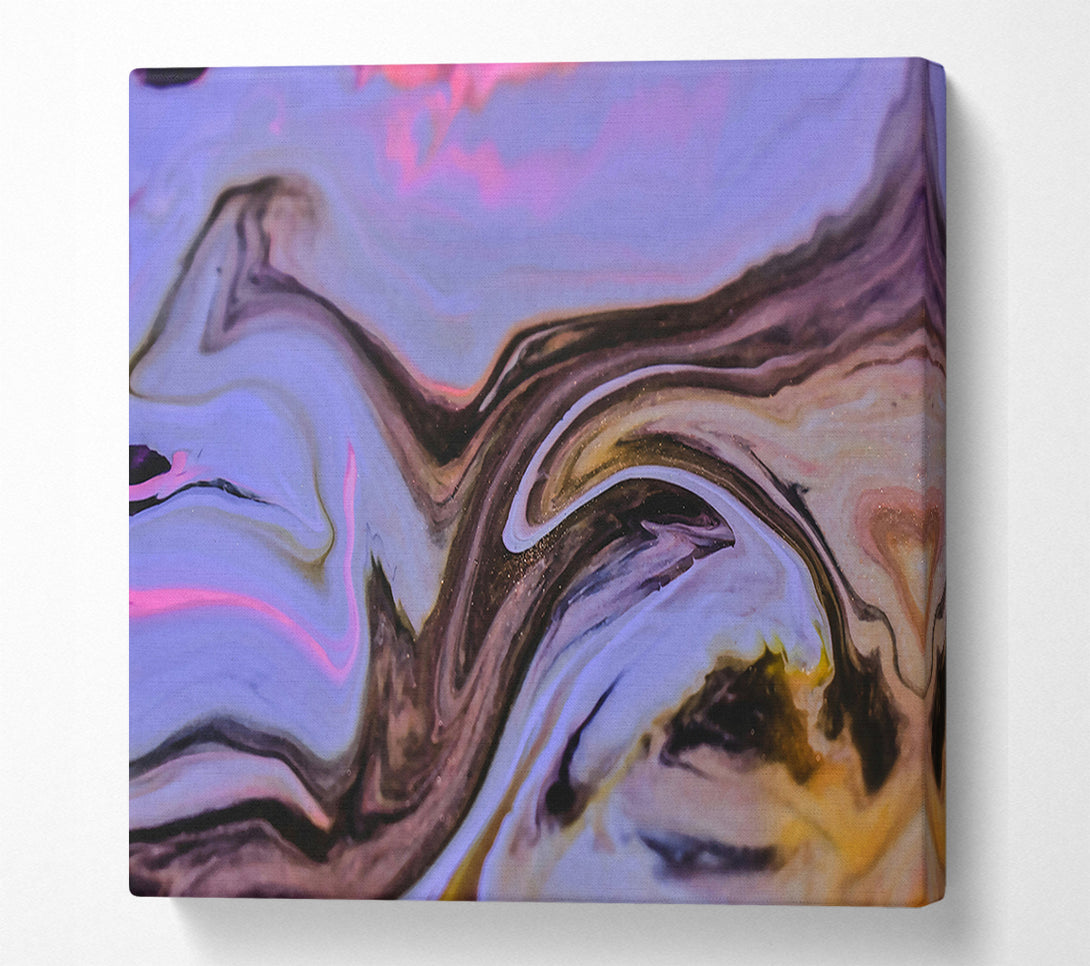  A Canvas Print of Lavender Swirling Dreams Canvas Wall Art