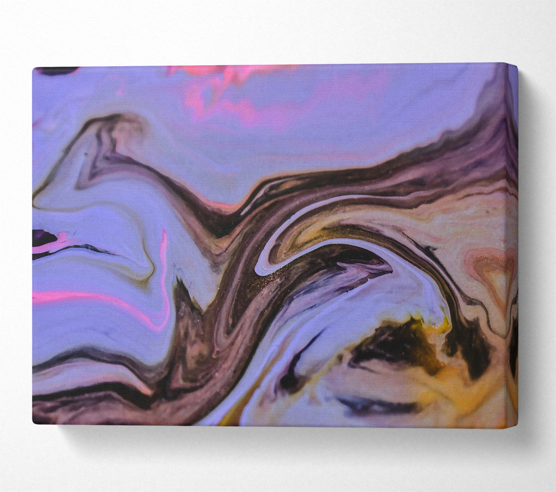  A Canvas Print of Lavender Swirling Dreams Canvas Wall Art