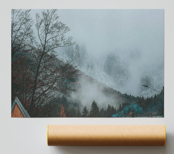 Blue Mountain Mist Print