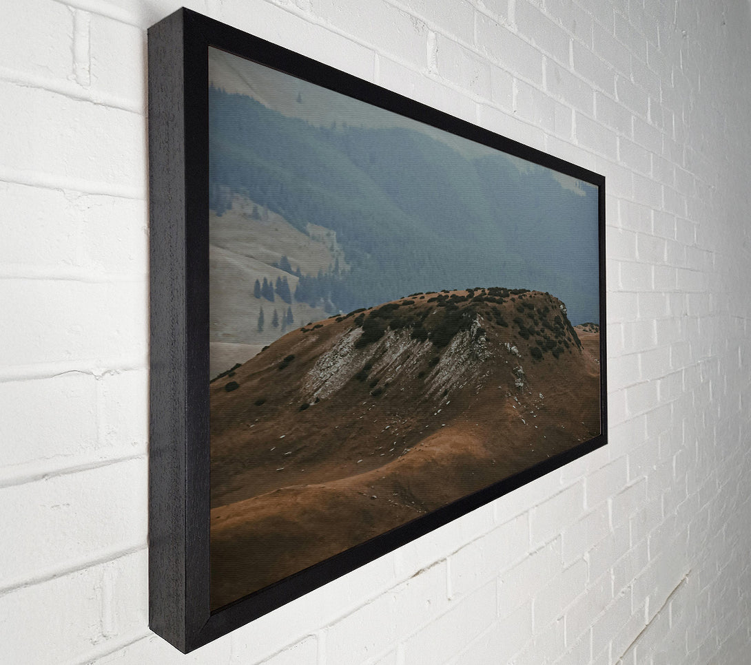  A Canvas Print of Brown Mountain Ridge Canvas Print