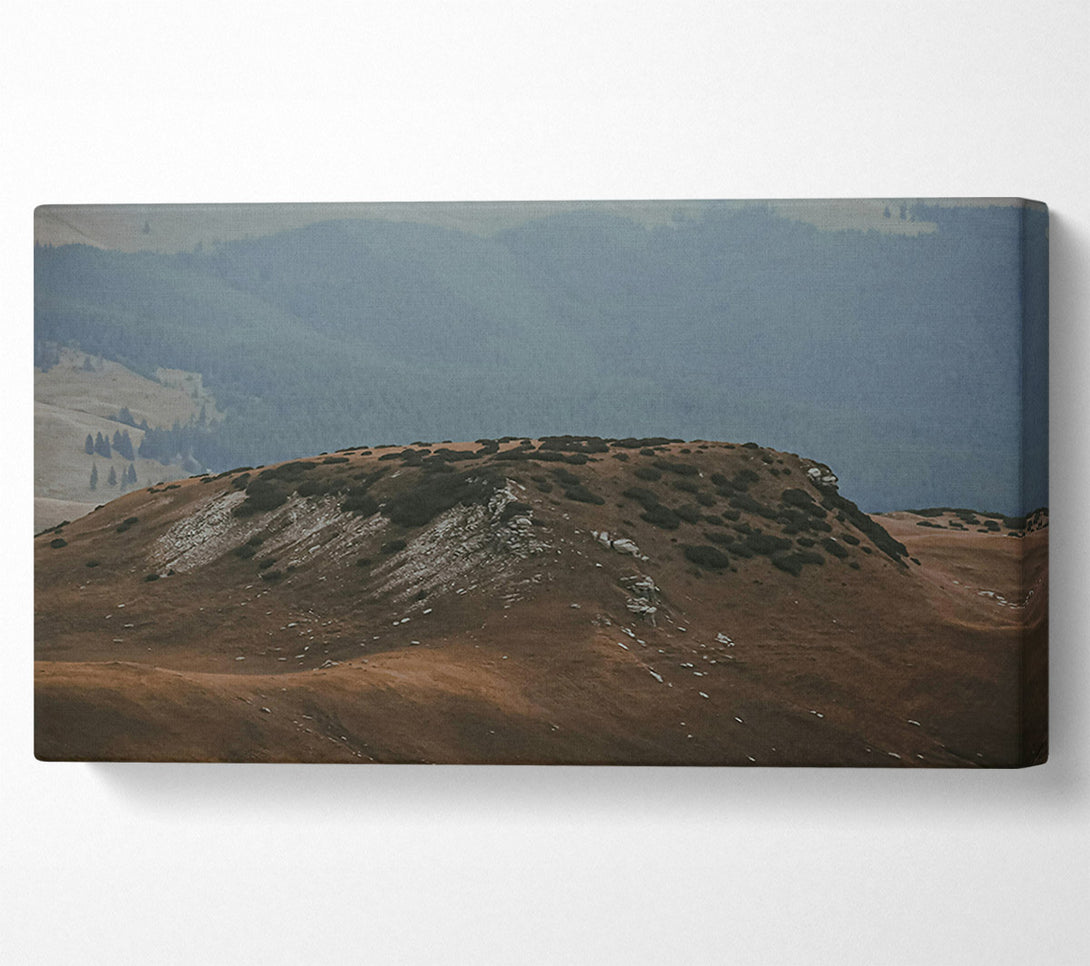  A Canvas Print of Brown Mountain Ridge Canvas Print