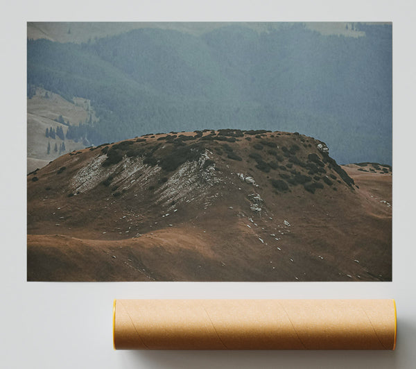 Brown Mountain Ridge Giclee Print