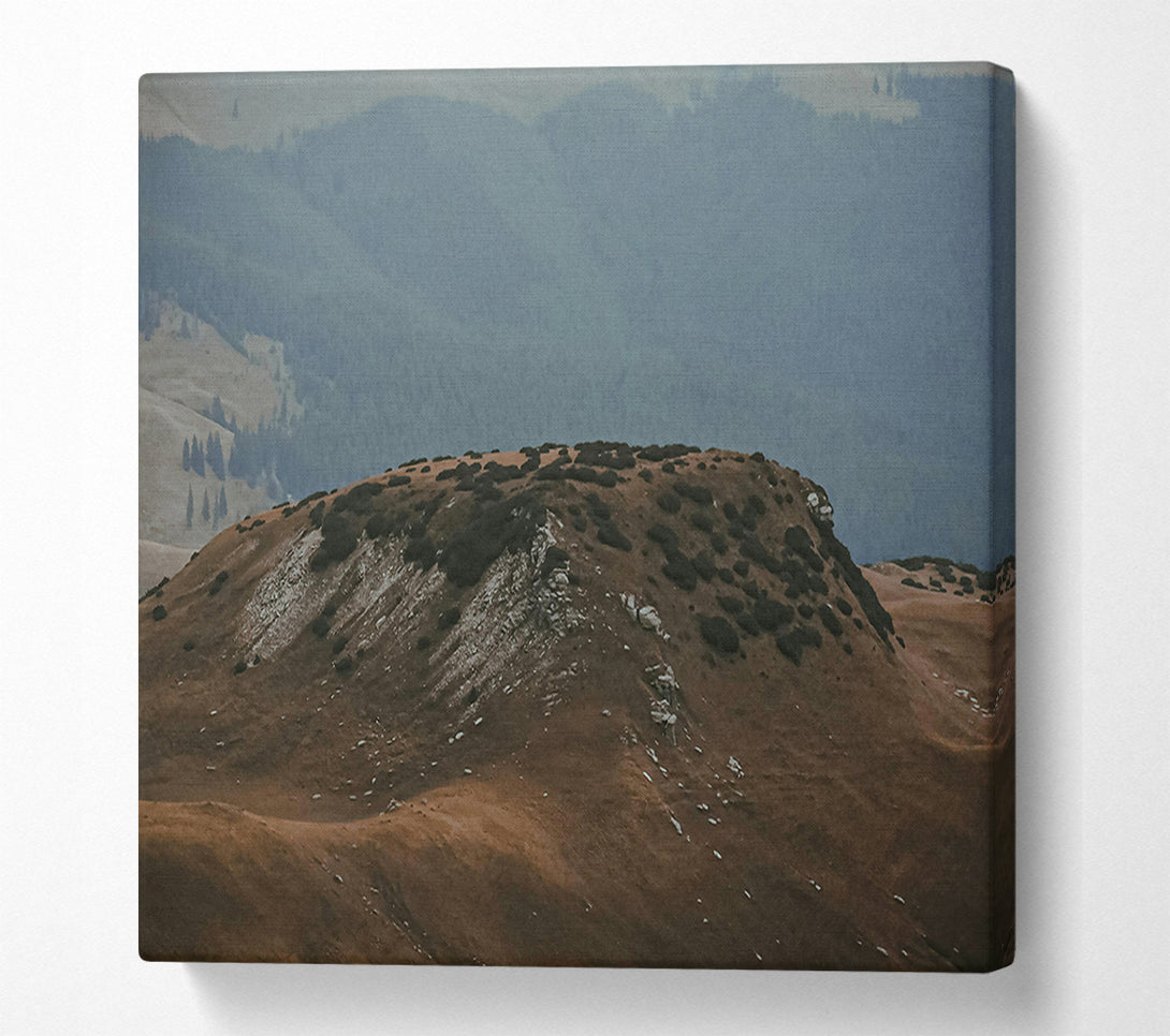  A Canvas Print of Brown Mountain Ridge Canvas Print