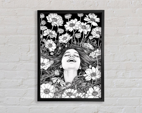 Flower Joy Framed Print