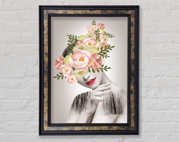 Flower Mind Framed Print