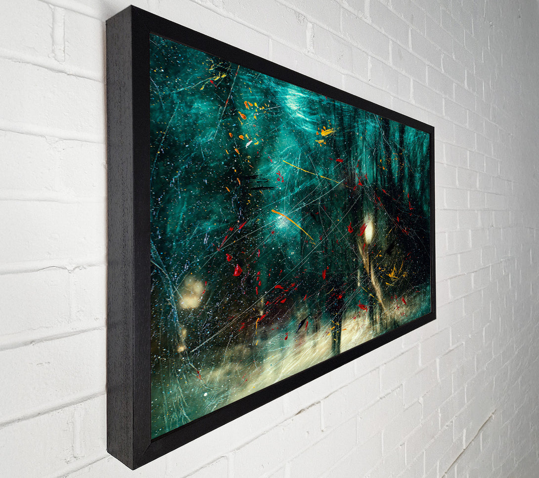  A Canvas Print of Teal Forest Dreamscape Canvas Art
