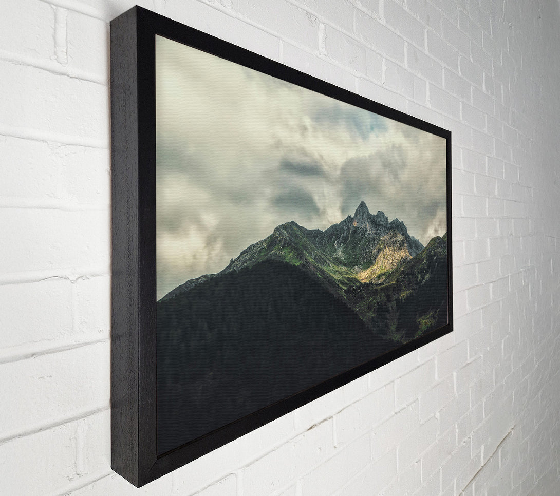  A Canvas Print of Green Mountain Majesty Canvas Print