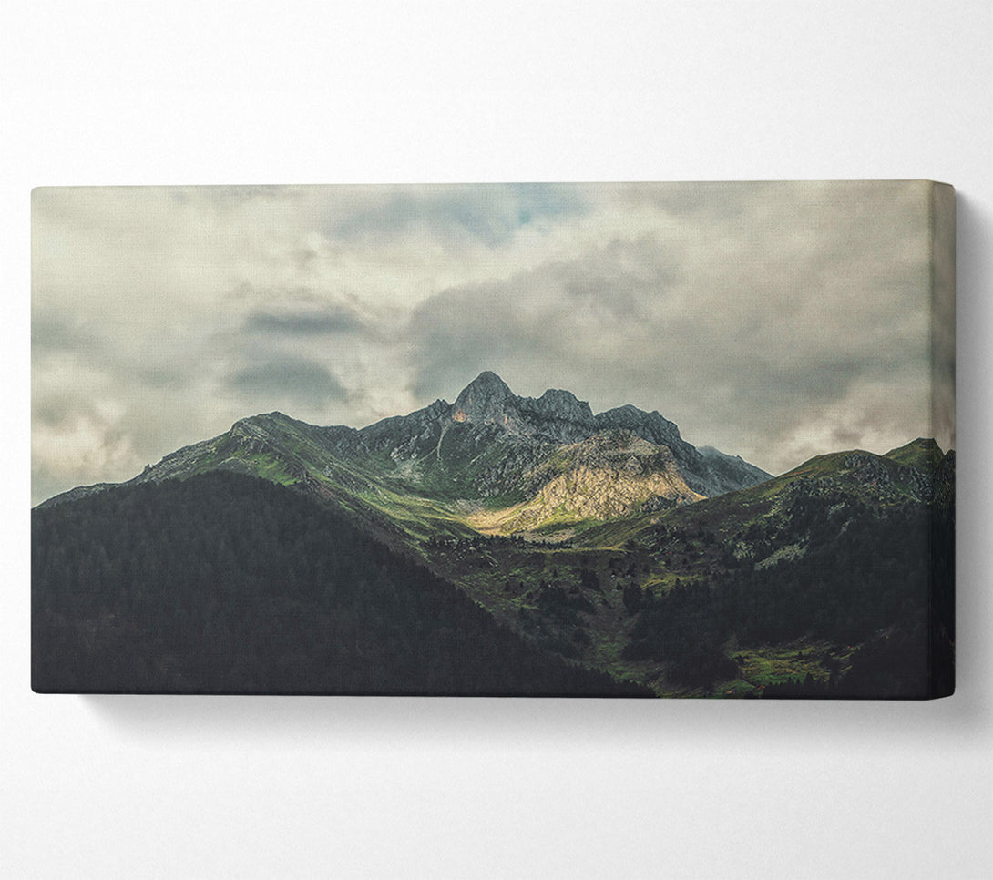  A Canvas Print of Green Mountain Majesty Canvas Print