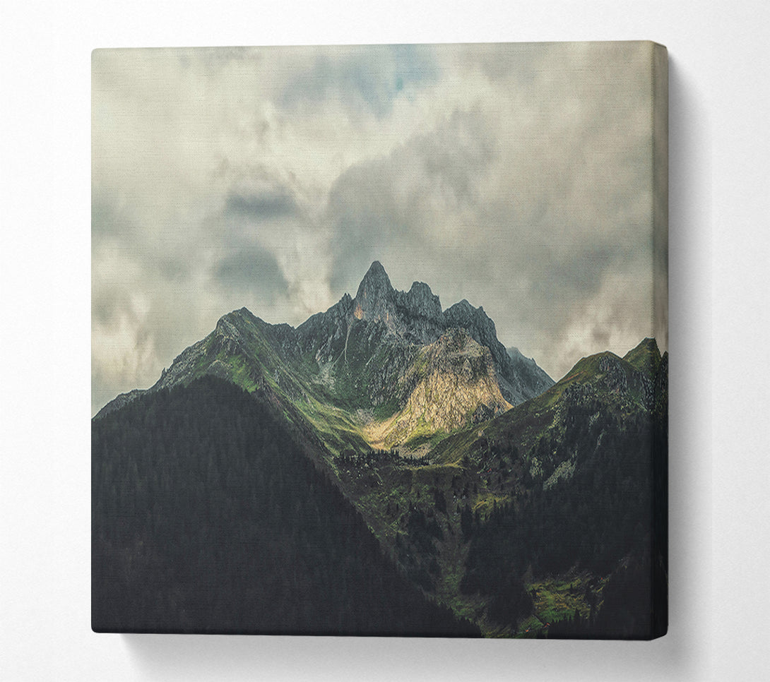  A Canvas Print of Green Mountain Majesty Canvas Print