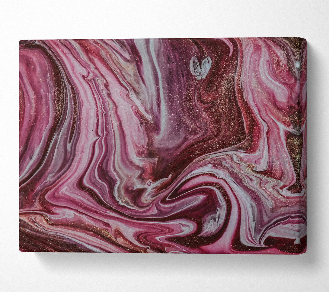  A Canvas Print of Crimson Swirling Dreams Canvas Wall Art