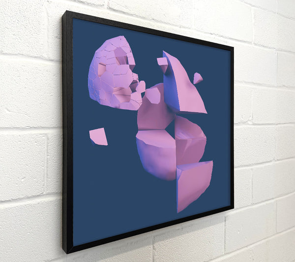 Pink Shattered Form