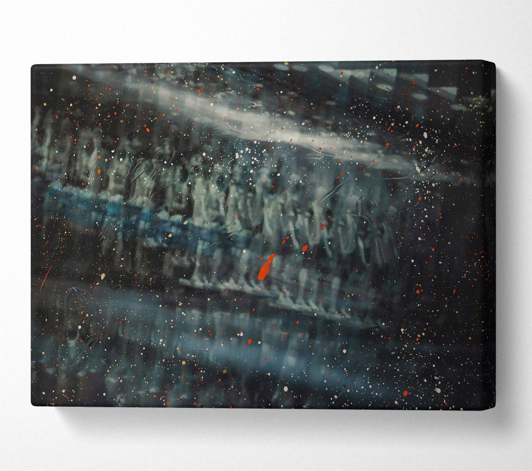  A Canvas Print of Crimson Cosmic Dance Canvas Art
