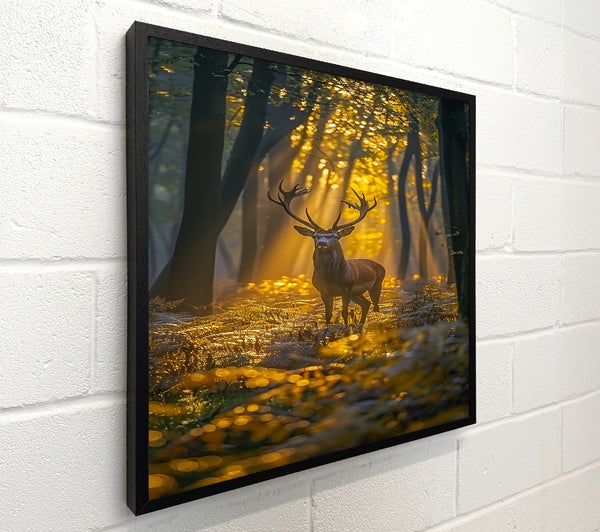 Golden Forest Stag