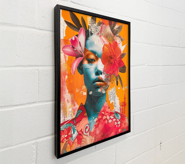 Flowers Oriental Woman