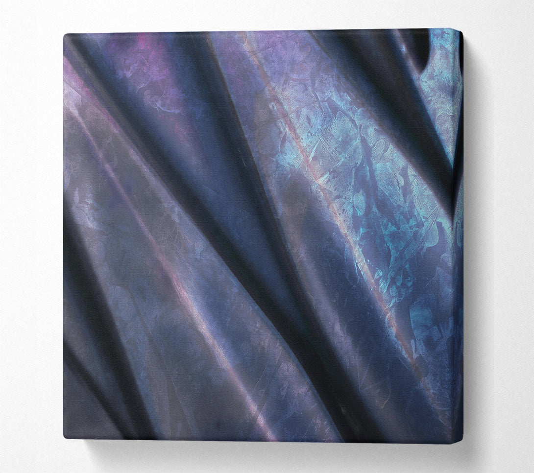  A Canvas Print of Indigo Flowing Hues Canvas Print