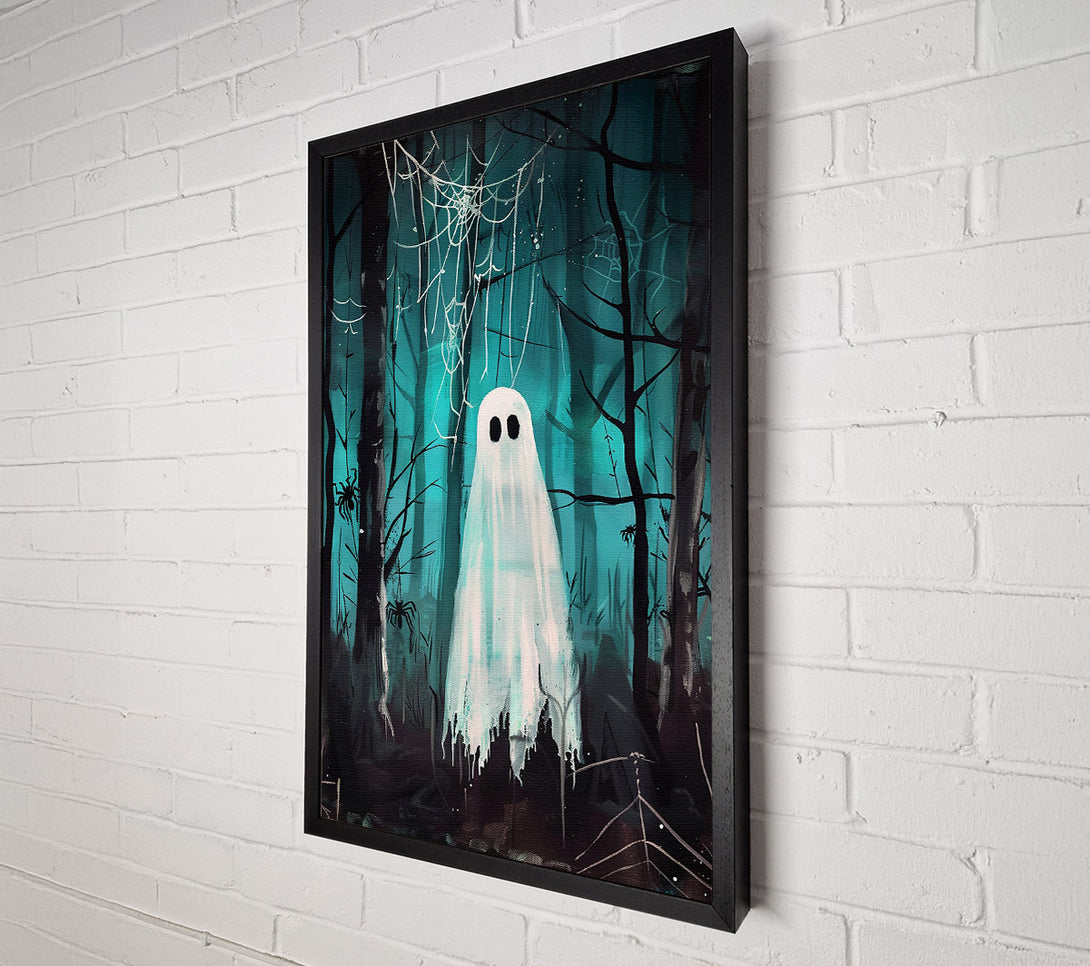  A Canvas Print of Teal Forest Ghost Canvas Wall Art