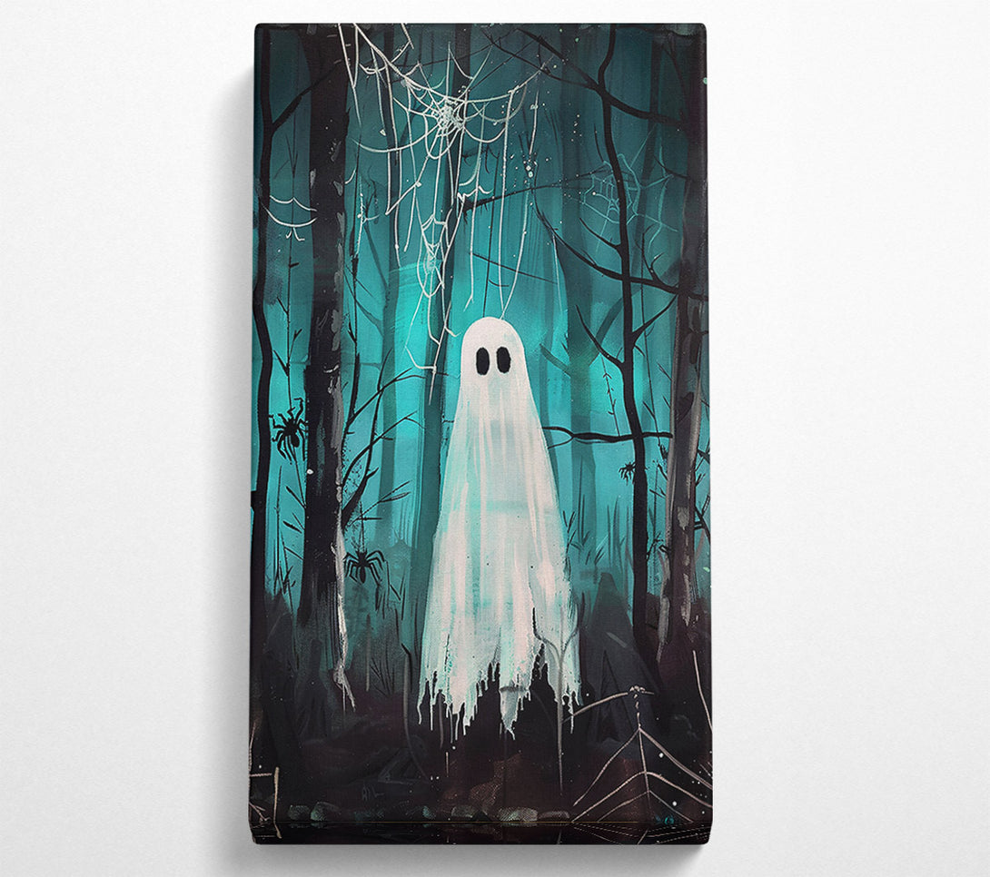  A Canvas Print of Teal Forest Ghost Canvas Wall Art