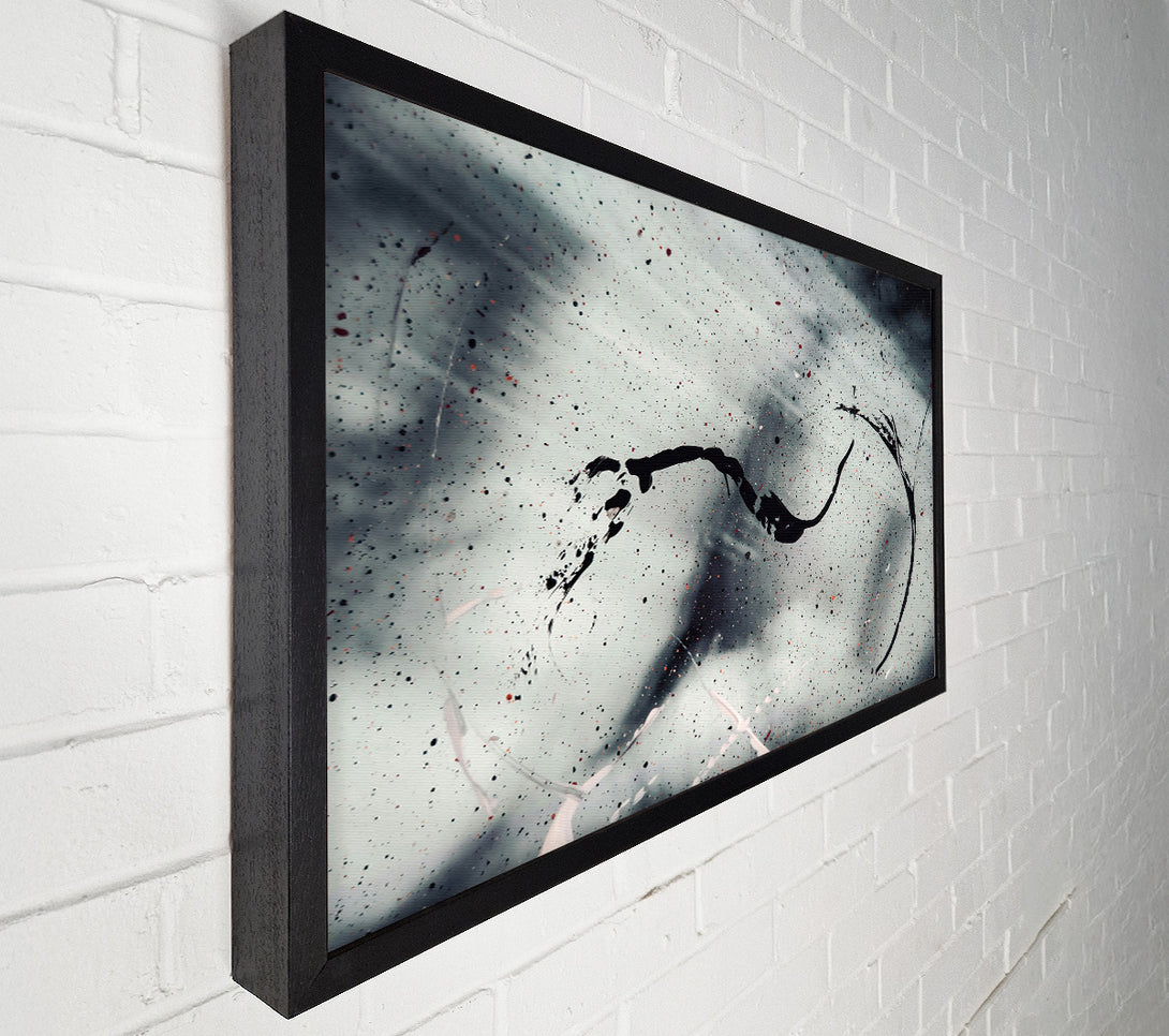  A Canvas Print of Grey Sky Swirl Canvas Print