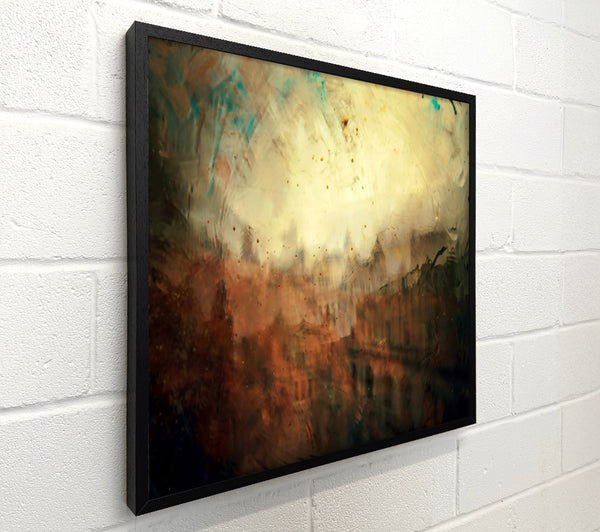 Rust Colored Cityscape