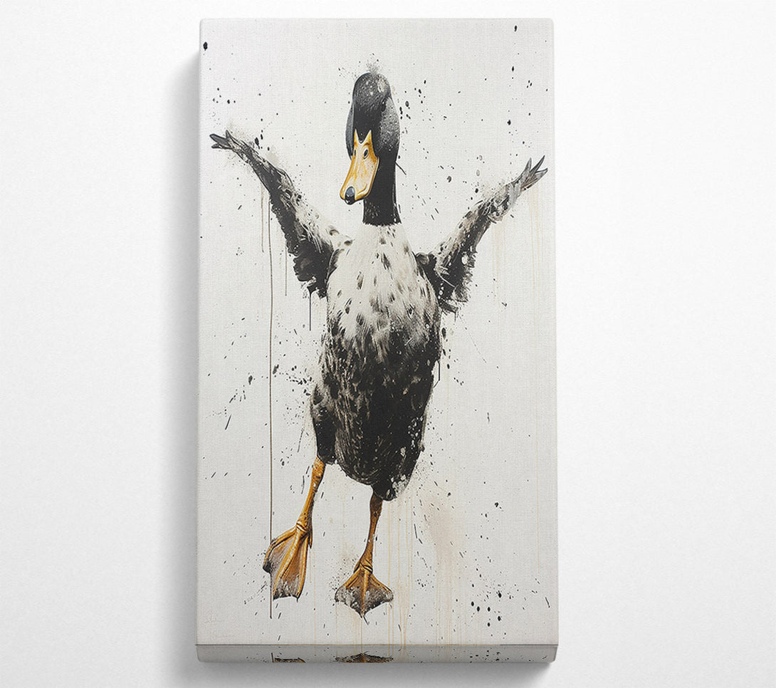 A Canvas Print of Flying Duck Canvas Wall Art