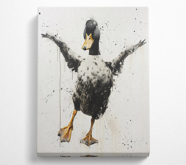  A Canvas Print of Flying Duck Canvas Wall Art