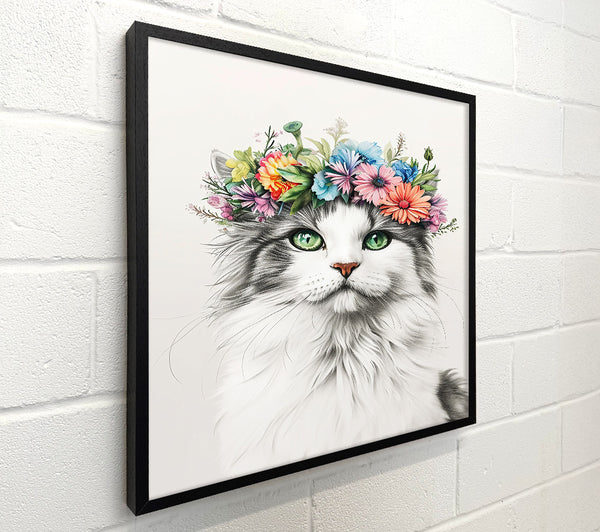 Green Eyed Feline Bloom