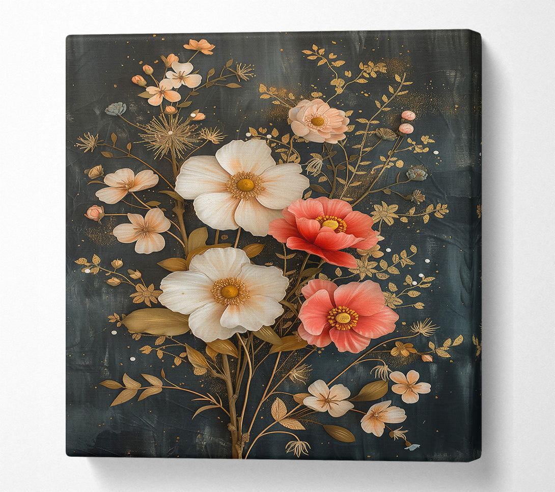  A Canvas Print of Peach Blossom Bloom Canvas Print