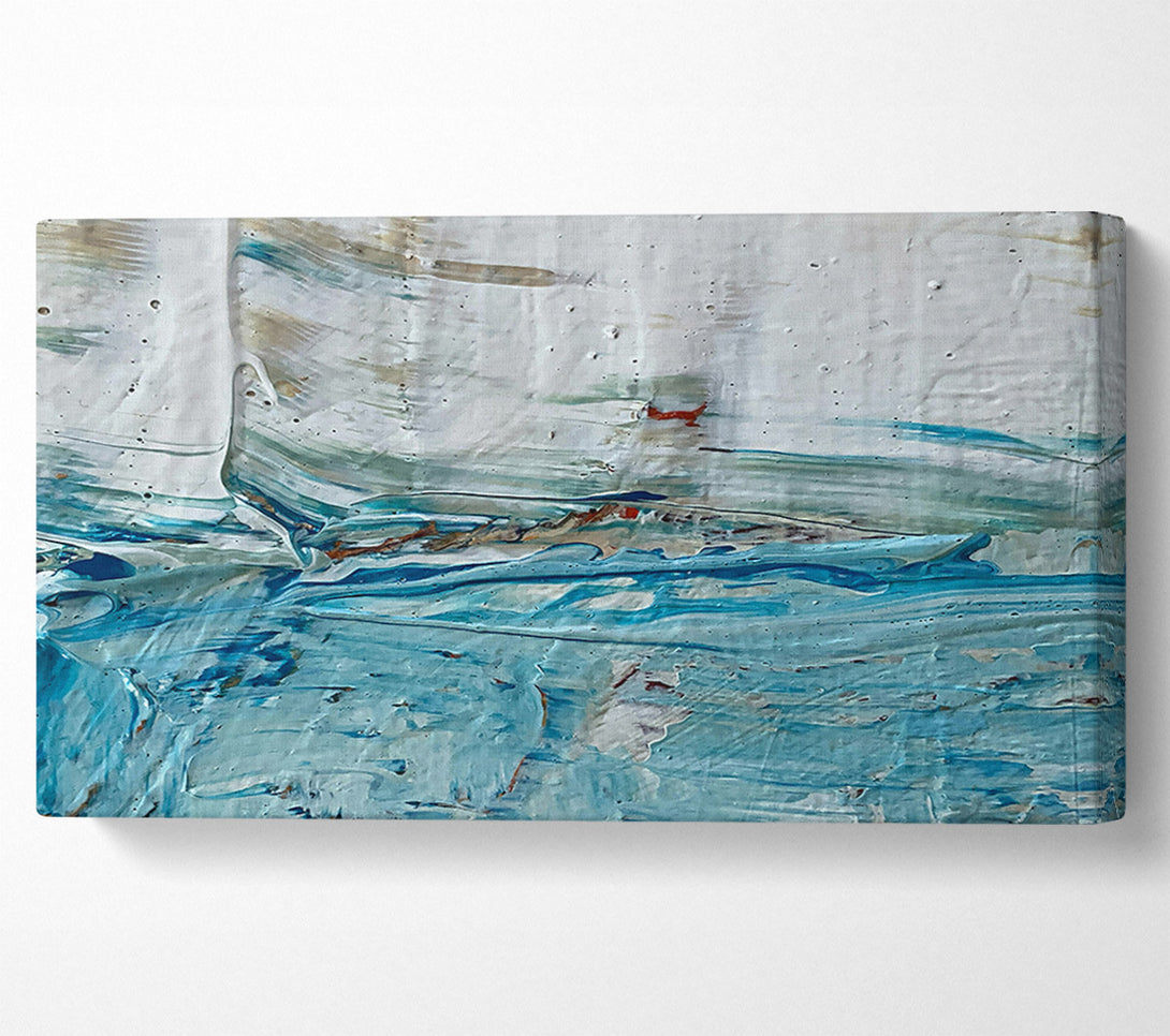  A Canvas Print of Azure Horizon Hues Canvas Wall Art