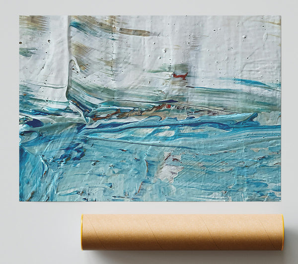 Azure Horizon Hues Print