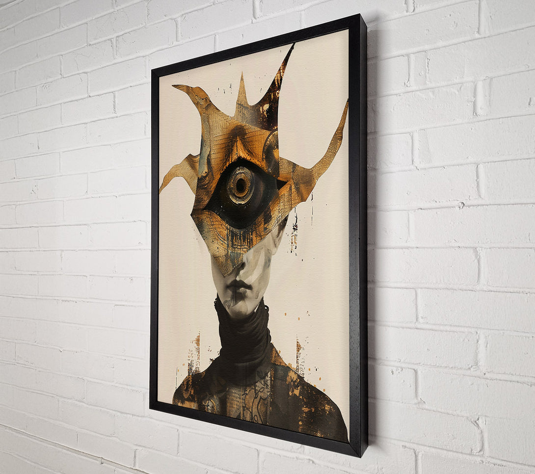  A Canvas Print of Golden Eye Witness Canvas Art