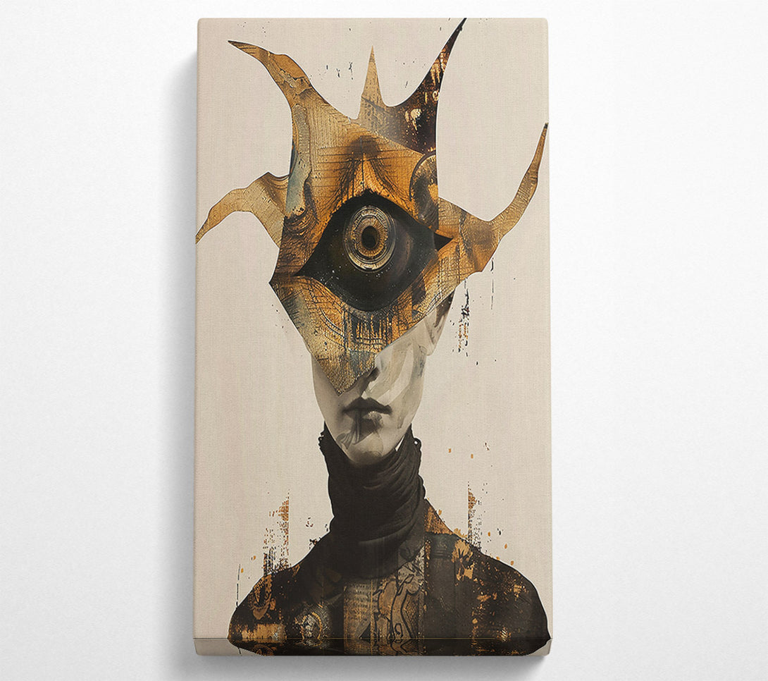  A Canvas Print of Golden Eye Witness Canvas Art