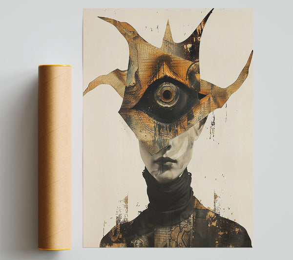 Golden Eye Witness Giclee Print