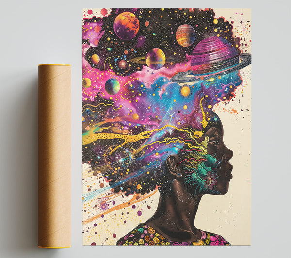Cosmic Purple Dreamscape Print