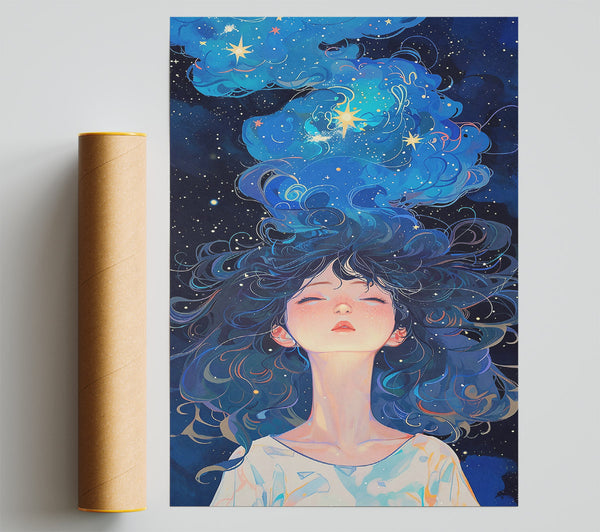 Azure Dreamscape Poster