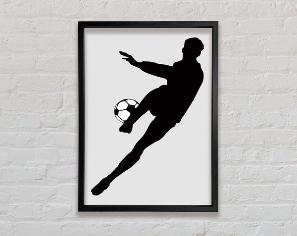 Footballer Framed Print