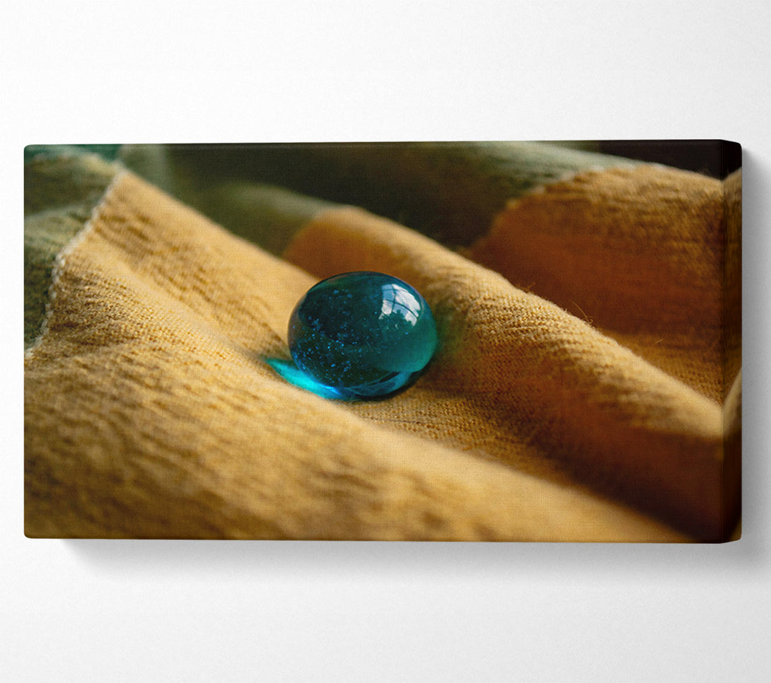  A Canvas Print of Azure On Linen Canvas Wall Art