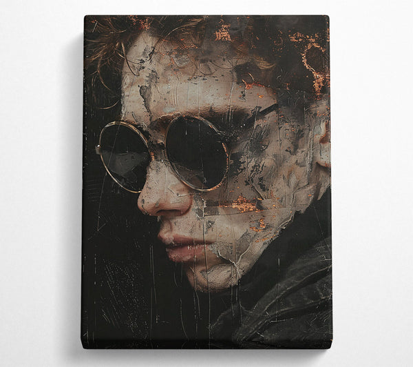  A Canvas Print of Copper And Shadow Glance Canvas Art