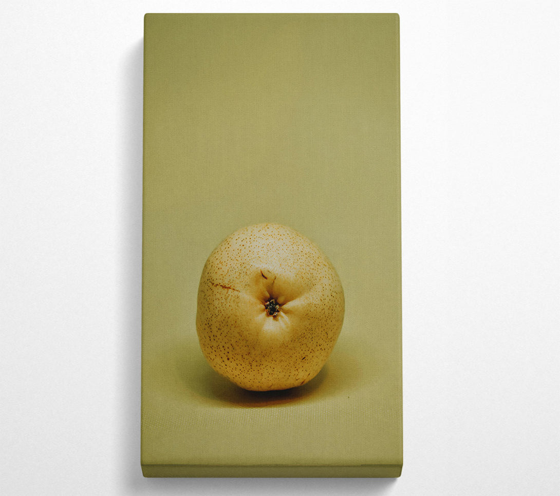  A Canvas Print of Golden Pear Still Life Canvas Print