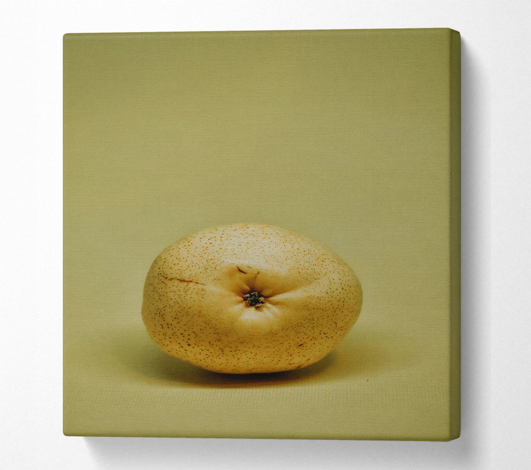  A Canvas Print of Golden Pear Still Life Canvas Print