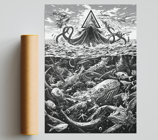 Black Sea Leviathan Print