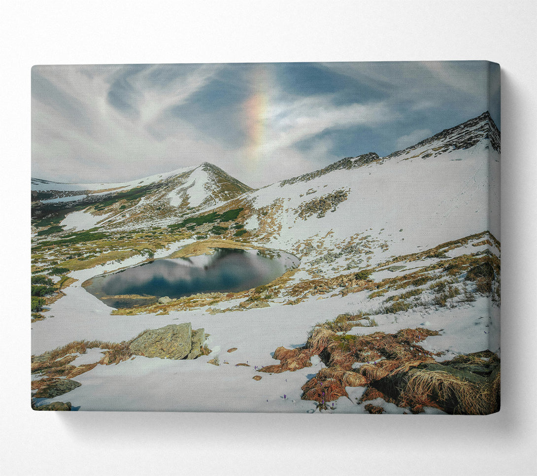  A Canvas Print of Blue Mountain Reflection Canvas Art