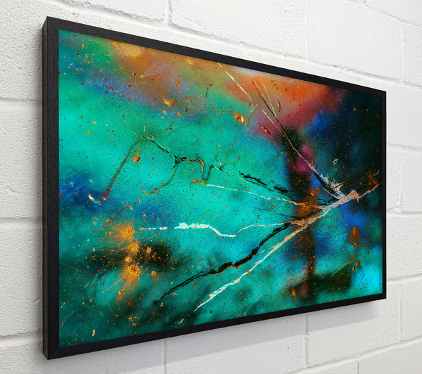 Teal Cosmic Dance