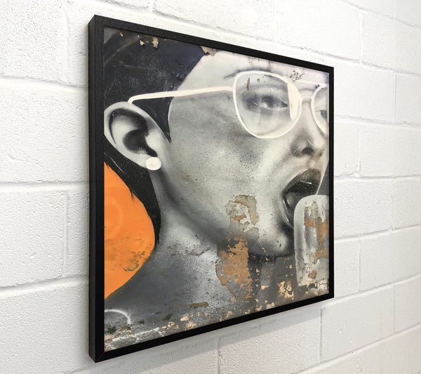 Grey Graffiti Scream