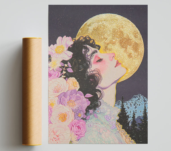 Golden Moon Dreams Poster