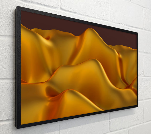 Golden Abstract Flow