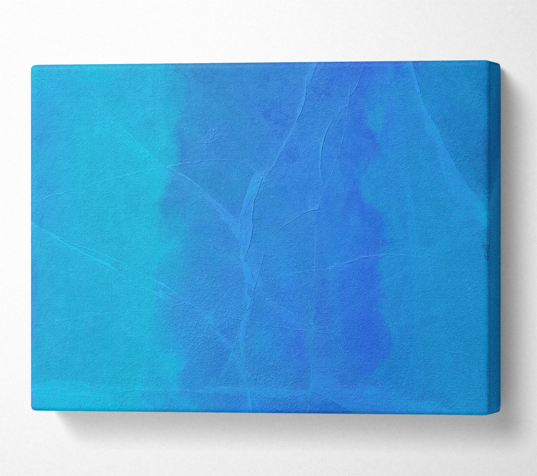  A Canvas Print of Azure Cracked Dreams Canvas Print